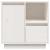 Noptiere, 2 buc., alb, 50x34x50 cm, lemn masiv de pin GartenMobel Dekor