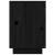 Noptiere, 2 buc., negru, 50x34x50 cm, lemn masiv de pin GartenMobel Dekor