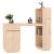 Birou, 110x53x117 cm, lemn masiv de pin  GartenMobel Dekor