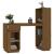 Birou, maro miere, 110x53x117 cm, lemn masiv de pin GartenMobel Dekor
