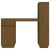 Birou, maro miere, 110x53x117 cm, lemn masiv de pin GartenMobel Dekor
