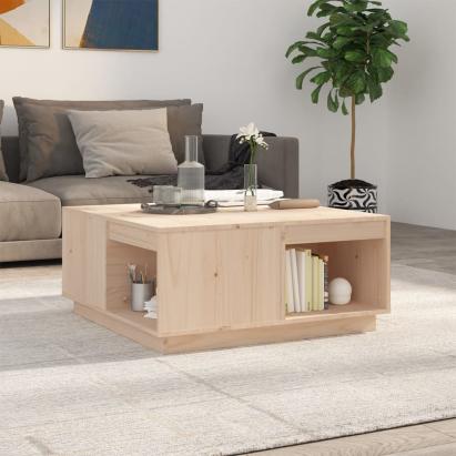 Măsuță de cafea, 80x81x36,5 cm, lemn masiv de pin GartenMobel Dekor