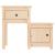 Noptiere, 2 buc., 79,5x38x65,5 cm, lemn masiv de pin GartenMobel Dekor