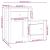 Noptiere, 2 buc., 79,5x38x65,5 cm, lemn masiv de pin GartenMobel Dekor