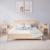Noptiere, 2 buc., 79,5x38x65,5 cm, lemn masiv de pin GartenMobel Dekor