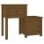 Noptiere, 2 buc., maro miere, 79,5x38x65,5 cm lemn masiv de pin GartenMobel Dekor
