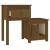 Noptiere, 2 buc., maro miere, 79,5x38x65,5 cm lemn masiv de pin GartenMobel Dekor