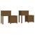 Noptiere, 2 buc., maro miere, 79,5x38x65,5 cm lemn masiv de pin GartenMobel Dekor