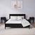Noptiere, 2 buc., negru, 79,5x38x65,5 cm, lemn masiv de pin GartenMobel Dekor
