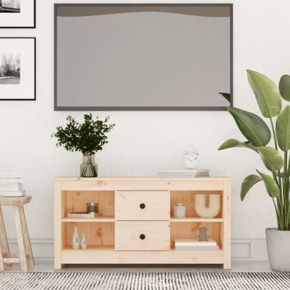 Comodă TV, 103x36,5x52 cm, lemn masiv de pin GartenMobel Dekor
