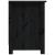 Comodă TV, negru, 103x36,5x52 cm, lemn masiv de pin GartenMobel Dekor