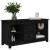 Comodă TV, negru, 103x36,5x52 cm, lemn masiv de pin GartenMobel Dekor