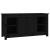 Comodă TV, negru, 103x36,5x52 cm, lemn masiv de pin GartenMobel Dekor
