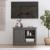 Comodă TV, gri, 70x36,5x52 cm, lemn masiv de pin GartenMobel Dekor