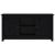 Comodă TV, negru, 103x36,5x52 cm, lemn masiv de pin GartenMobel Dekor
