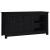 Comodă TV, negru, 103x36,5x52 cm, lemn masiv de pin GartenMobel Dekor
