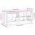 Dulap pentru pantofi, alb, 110x38x45,5 cm, lemn masiv pin GartenMobel Dekor
