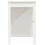Birou, alb, 100x50x75 cm, lemn masiv de pin GartenMobel Dekor