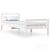 Cadru de pat, alb, 100x200 cm, lemn masiv de pin GartenMobel Dekor
