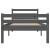 Cadru de pat, gri, 100x200 cm, lemn masiv de pin GartenMobel Dekor