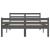 Cadru de pat, gri, 120x200 cm, lemn masiv de pin GartenMobel Dekor