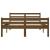 Cadru de pat King Size, maro miere, 150x200 cm, lemn masiv GartenMobel Dekor