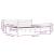 Cadru de pat Super King, alb, 180x200 cm, lemn masiv GartenMobel Dekor