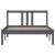 Cadru de pat, gri, 100x200 cm, lemn masiv de pin GartenMobel Dekor