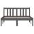 Cadru de pat, gri, 120x200 cm, lemn masiv de pin GartenMobel Dekor
