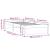 Cadru de pat mic single, 75x190 cm, lemn masiv GartenMobel Dekor