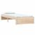 Cadru de pat mic single, 75x190 cm, lemn masiv GartenMobel Dekor