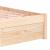 Cadru de pat mic single, 75x190 cm, lemn masiv GartenMobel Dekor