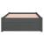 Cadru de pat mic single, gri, 75x190 cm, lemn masiv GartenMobel Dekor