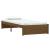 Cadru de pat mic single, maro miere, 75x190 cm, lemn masiv GartenMobel Dekor