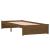 Cadru de pat mic single, maro miere, 75x190 cm, lemn masiv GartenMobel Dekor