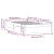 Cadru de pat single, alb, 90x190 cm, lemn masiv GartenMobel Dekor