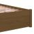 Cadru de pat single, maro miere, 90x190 cm, lemn masiv GartenMobel Dekor