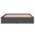 Cadru de pat, gri, 140x190 cm, lemn masiv de pin GartenMobel Dekor