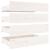 Sertare pentru pat, 4 buc., alb, lemn masiv de pin GartenMobel Dekor