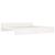 Cadru de pat, alb, 200x200 cm, lemn masiv GartenMobel Dekor