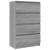 Servantă, sonoma gri, 60x35x98,5 cm, lemn prelucrat GartenMobel Dekor