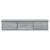 Dulap de perete, gri sonoma, 88x26x18,5 cm, lemn prelucrat GartenMobel Dekor