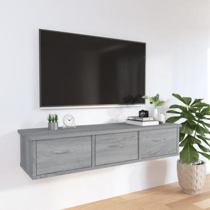 Dulap de perete, gri sonoma, 88x26x18,5 cm, lemn prelucrat GartenMobel Dekor