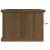 Dulap de perete, stejar maro, 88x26x18,5 cm, lemn prelucrat GartenMobel Dekor