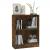 Bibliotecă, stejar fumuriu, 60x24x74,5 cm, lemn prelucrat GartenMobel Dekor