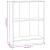 Bibliotecă, stejar fumuriu, 60x24x74,5 cm, lemn prelucrat GartenMobel Dekor