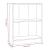 Bibliotecă, gri sonoma, 60x24x74,5 cm, lemn prelucrat GartenMobel Dekor