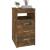 Dulap cu sertar, stejar fumuriu, 40x50x76 cm, lemn prelucrat GartenMobel Dekor