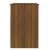 Dulap cu sertar, stejar maro, 40x50x76 cm, lemn prelucrat GartenMobel Dekor