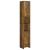 Dulap de baie, stejar fumuriu, 30x30x183,5 cm, lemn prelucrat GartenMobel Dekor